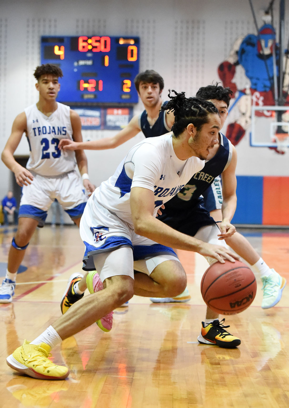 PHOTOS: Fountain-Fort Carson Trojans (58) Pine Creek Eagles (70)